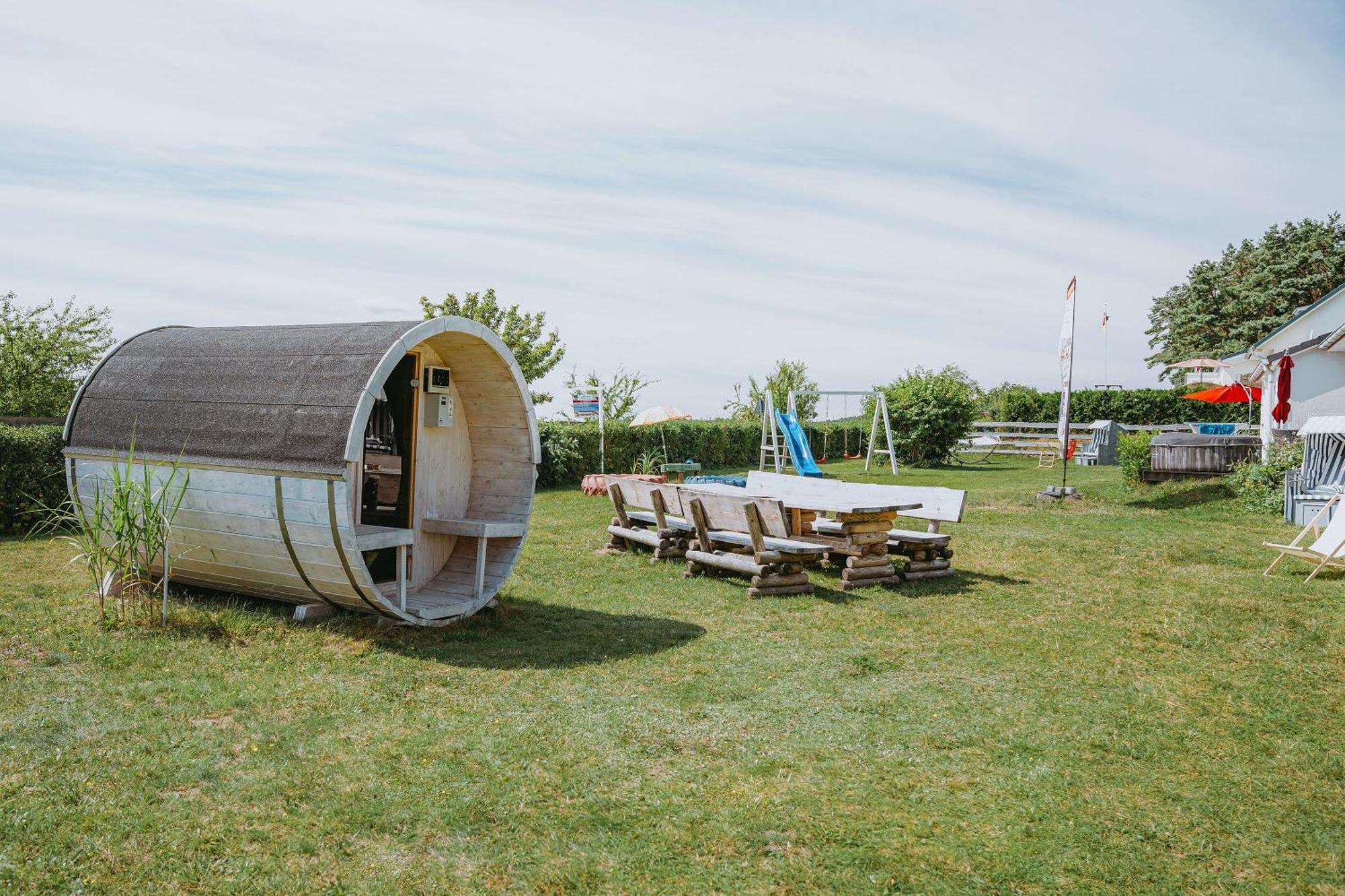 Ferienhaeuser Insel Usedom Haus Samara 8 - Blick Aufs Achterwasser! Whirlpool Und Sauna Lutow Luaran gambar